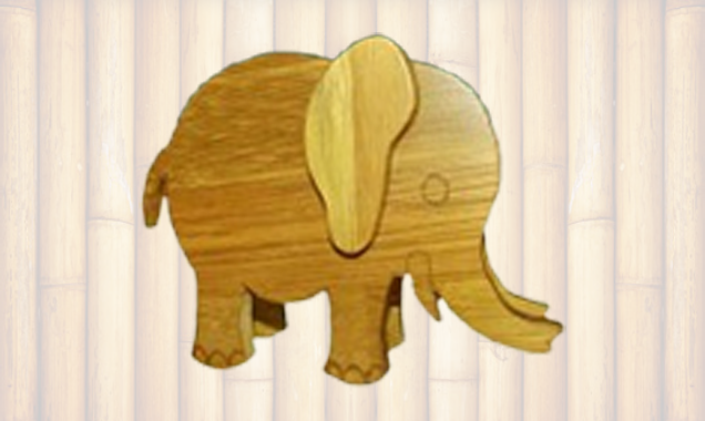 Small Elephant Tea Coaster